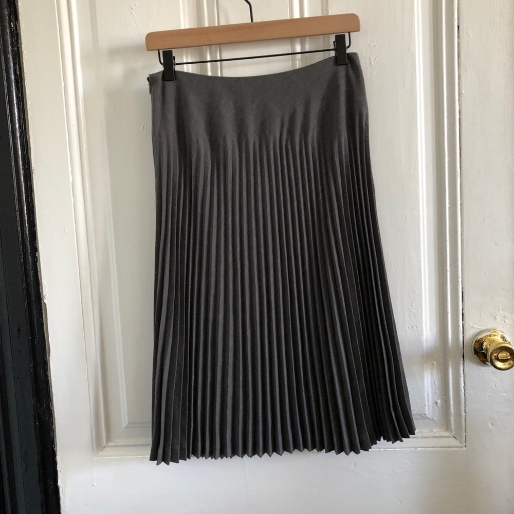 Long Pleated Skirt